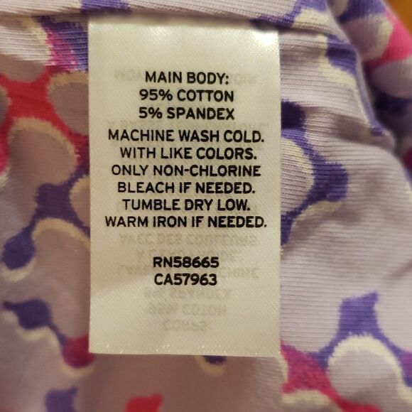 BP Womens Purple Geo Print Tube Festival Top Size Small NWOT - Picture 4 of 5